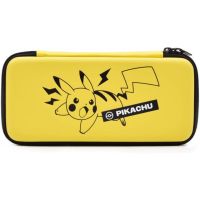 ✜ NSW HORI EMBOSS CASE FOR NINTENDO SWITCH (PIKACHU) (US) (เกมส์  Nintendo Switch™ By ClaSsIC GaME OfficialS)