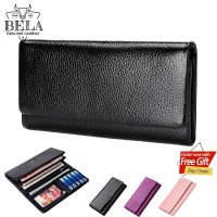 TOP☆Women Long Purse Genuine Leather Card Holder Wallet Luxury Fashion Durable