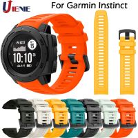 [HOT JUXLLKBKOW 514] วงสำหรับ Garmin Instinct สมาร์ทดูสายกีฬาซิลิโคนเปลี่ยนสายรัดข้อมือสร้อยข้อมือที่มีสีสันสำหรับ Garmin Instinct Correa