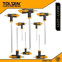 【เก่าฮาร์ดแวร์】 Tolsen 8ชิ้น Hex Allen T-Handle ไขควงชุด20062