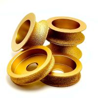 74mm Brazing Diamond Profiling Wheels for Marble and Granite Angle Grinder Grinding Wheel Marble Edging Discs