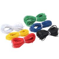 10M UL-1007 24AWG Hook-up Wire 80C / 300V Cord DIY Electrical Wire cable Red/Black/Blue/Yellow WATTY Electronics