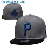 ❀♂▩ Donna Reed P Pittsburgh pirates embroidered cap brim tide curved eaves flat along the plate cap baseball hat; men and wome