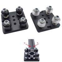 ✓☞┋ 1PC V gantry plat set special slide plate Pulley with Black/ White wheels 3D Printer Parts for 2040 V-slot aluminum profiles