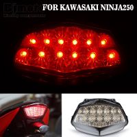 ไฟท้ายรถมอเตอร์ไซค์ไฟเบรก LED 2008- 2012 250R EX250 250ของ KAWASAKI Ninja-