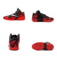 Lebron 11 XDR "Black Metallic Red” รองเท้าบาสเก็ตบอล รองเท้าผู้ชาย casual Sneaker running shoes icw new luth