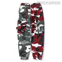 Camouflage Splice กางเกงจ๊อกกิ้งผู้ชาย Camo Streetwear Mens Cargo กางเกงฮิปฮอปกางเกงหลายกระเป๋าผ้าฝ้ายลายทหาร Overalls ชายกางเกงจ็อกกิ้งสำหรับ MenROCK &amp; RIDE สปอตสินค้า สินค้าสปอต สินค้าสปอต ของขวัญ ของขวัญ ของขวัญ gift gift gift gift