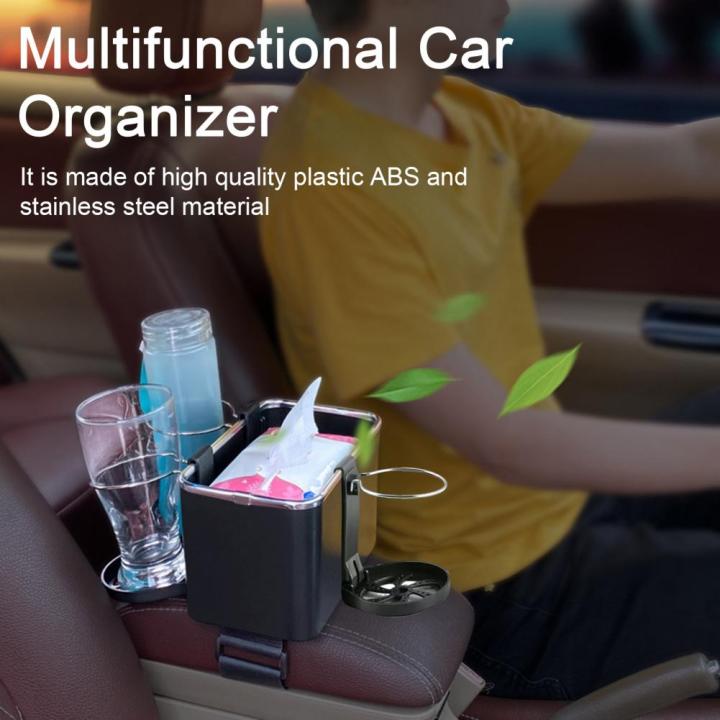 back-row-อุปกรณ์เสริมในรถยนต์อเนกประสงค์-car-organizer-3-fold-cup-holder-tissue-storage-solution-for-back-row-multifunctional