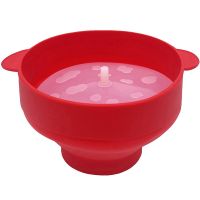 1 Piece Popcorn Popper Silicone Popcorn Maker Collapsible Popcorn Bowls Popcorn Container with Lids