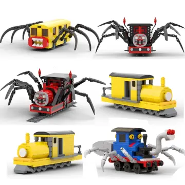 MOC Horror Game Choo-Choo Charles Building Block Toy Figure Monster Spider  Animal Charles Train Model