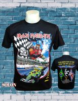 เสื้อวง IRON MAIDEN วงร็อค ไม่มีตะเข็บข้าง คอฟิต ป้ายUS เสื้อวินเทจ เสื้อผู้ชาย เสื้อทัวร์ วงดนตรีร็อคต่างประเทศ