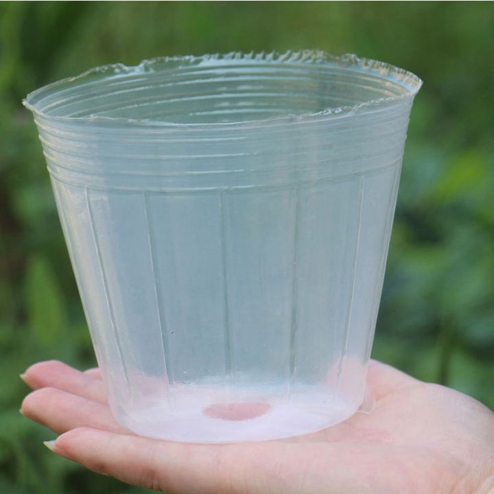 10pcs-transparency-nursery-pots-grow-planting-nutrition-cup-orchid-propagation-container-seedling-raising-bags-garden-supplies