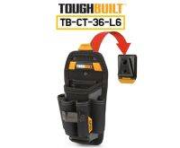 ToughBuilt Tool Belt TB-CT-36-L6 Technician กระเป๋า6ใบ-ใหญ่มีคลิปหนีบกระเป๋า ClipTech &amp; Hub รวมห่วงไขควง Taylor-Fit 4อัน