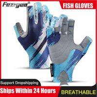 2023 Outdoor Fingerless Riding Breathable Wear-Resistant Half-Finger Fishing Gloves Wholesale