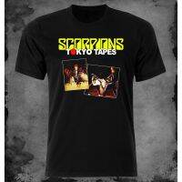 Hot sale Scorpions band graphic Mens 100% Cotton Round Neck Short Sleeve T-Shirt  Adult clothes