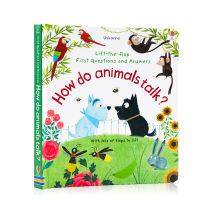 Questions and answers how do animals talk? Three dimensional small mechanism flipping books, childrens Enlightenment Q &amp; A, Animal Science Encyclopedia picture book