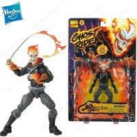 Hasbro ชุดตำนานของ Marvel Ghost Rider 6 ”JOHNNY BLAZE ตุ๊กตาขยับแขนขาได้ของเล่นโมเดลของขวัญ Hoy