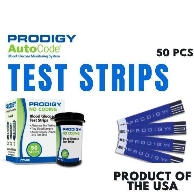 Prodigy Blood Glucose Test Strips 50 pcs No Coding Made by Prodigy