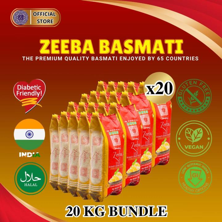 Zeeba Basmati Rice 1kg Bundle 20 | Lazada PH