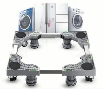 Adjustable Bracket Base Stand Washing Machine Fridge Stand for Mini Fridge  - 56x56cm 