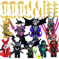 Crystal King Garmandu Vangelis Figure Lego Education Phantom Ninja Gold Lloyd Weapon Building Blocks 【AUG】