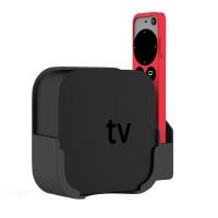 ABS Protective Case Skin For Apple TV 4K 2/3/4/5/6 Gen Media Player Remote Controller Wall Mount Bracket Stand Cradle Holder Electrical Connectors