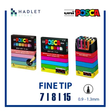 Buy Uni Posca PC-5M Paint Marker Medium Point 15 Color Box Set