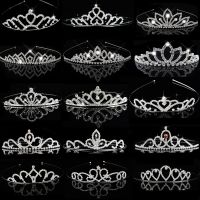 Birthday Gifts Rhinestone Hair Bands Kids Hoop Headband Wedding Prom Tiaras Jewelry Accessories