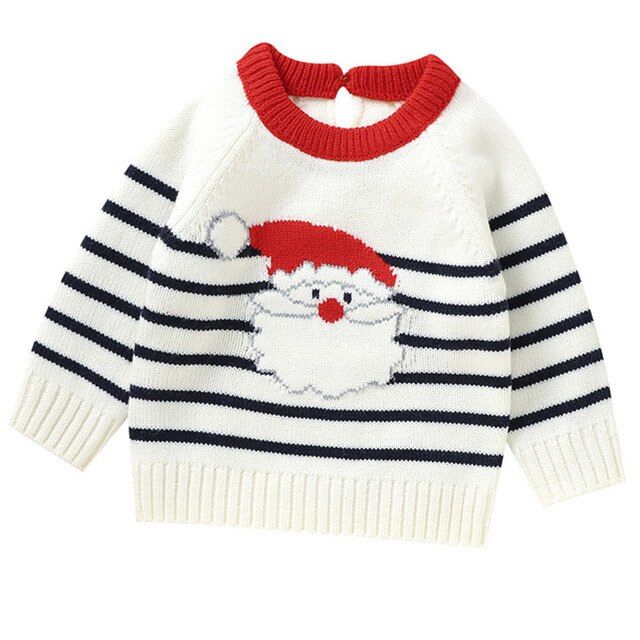 girls-autumn-christmas-sweater-white-striped-pullover-round-neck-for-boy-knit-childrens-baby-infant-top-outdoor-clothes-2023