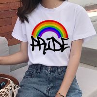 ข้อเสนอพิเศษ เสื้อคนอ้วนผญ ZOGANKIN Pride LGBT เกย์รักเลสเบี้ยนเรนโบว์ออกแบบเสื้อยืดพิมพ์ลายสําหรับผู้หญิงฤดูร้อนลําลองรักเป็นรักสาวทS-5XL