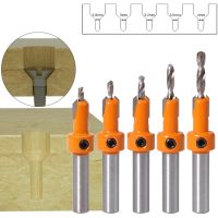 8mm Shank HSS Woodworking Countersink Router Bit Set Screw Extractor Remon Demolition for Wood Milling Cutter