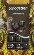 Hộp Socola đen dạng thanh Schogetten Dark Chocolate 18 miếng của Mỹ