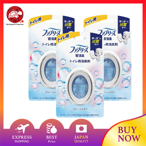 Febreze Air Freshener for Toilet, Blue, 2.1 fl oz (6 ml) x 3 Packs