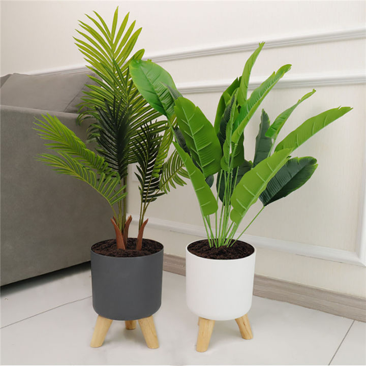 indoor-outdoor-planter-green-plant-flower-pot-with-wooden-legs-stand-floor-standing-white-plant-pots-for-bedroom-balcony-decor