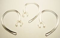 ❒▤▬ 3pcs Small Clamp Bluetooth Ear Hook Loop Clip Replacement Clear Compatible with Samsung HM1200 HM1700 HM5800 HM6450 HM7000