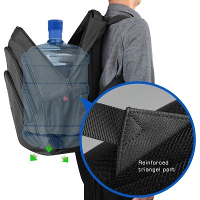 ：“{—— Lifetime Warranty Large Capacity Backpack 15.6Inch Laptop Backpack Anti Theft Men Backpack College Schoolbag Travel Bag For Men