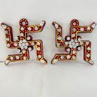 สวัสดิกะ/ HANDICRAFTS Swastik for Door Entrance, Main Door Wall Hanging/ อินเดียแท้พร้อมส่ง/ 1ชิ้น