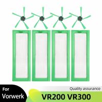 ชุดอะไหล่สำหรับ Vorwerk Kobold VR200 VR300เครื่องดูดฝุ่นอะไหล่ตัวกรอง Hepa แปรงหมุนหลักแปรงลูกกลิ้ง