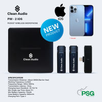 CLEAN AUDIO PW-2 iOS POCKET WIRELESS MICROPHONE