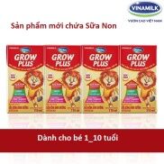 Sữa bột pha sẵn Dielac Grow plus Sữa Non vỉ 4 hộp x 110ml Date luôn mới