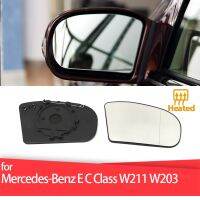 ด้านข้างผู้โดยสารทำความร้อนคนขับปีกด้านขวาซ้าย Cermin Kaca สำหรับ Mercedes-Benz E-Class C-Class C คลาส W211อุปกรณ์ W203