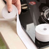 3.2m Kitchen Anti Mold Tape White Seal Waterproof Anti Grease Tape Bathroom Toilet Floor Seam Wall Corner Sticker Adhesives Tape