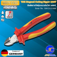 Heytec คีมตัดสายไฟหุ้มฉนวนกันไฟ 1000V รุ่น 50812131688 - VDE Diagonal Cutting Nipper 1000V Model 50812131688