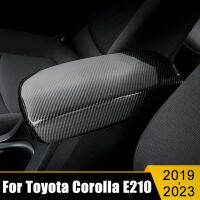 ABS รถคอนโซลกลางที่นั่ง Armrest กล่องฝาครอบ Central Arm Rest Trim สำหรับ Toyota Corolla E210 2019 2020 2021 2022 2023 Hybrid