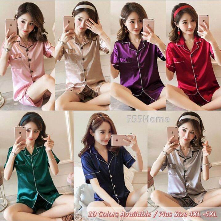 satin pajamas for women