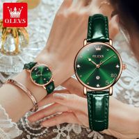 【May hot】 Valentines Day gift 2023 new trendy quartz green watch simple belt ladies womens