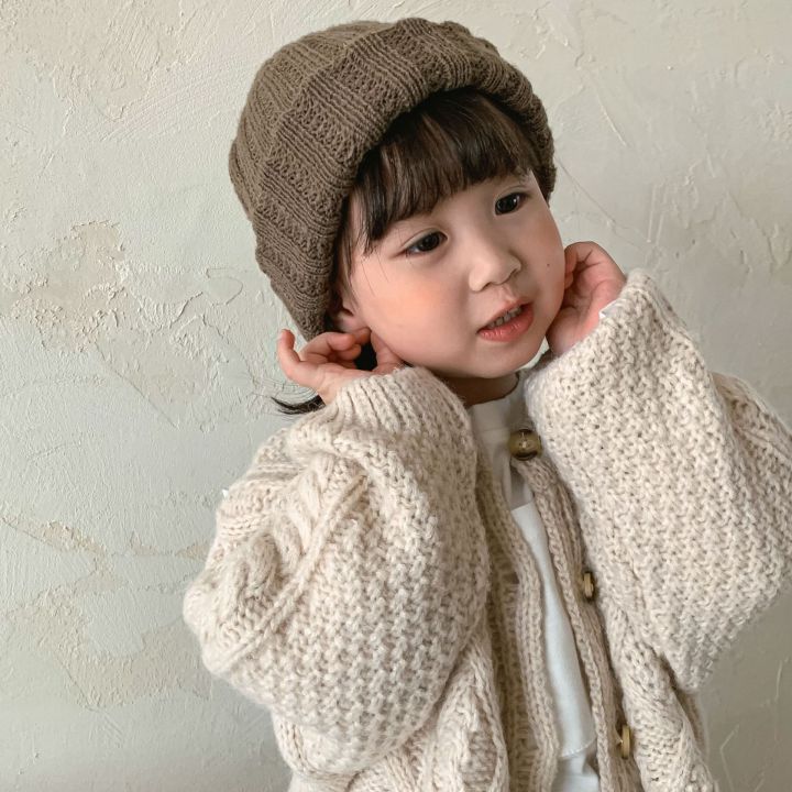 korean-children-sweaters-cardigan-autumn-and-winter-2021-baby-coarse-wool-hemp-retro-cardigan-coat-boys-girls-sweaters