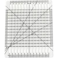 1 Piece Quilt Cutting Ruler 5 in 1 Quilt Cutting Ruler Charming Shape Cutting Quilting Ruler and Template