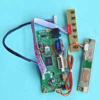 For HV121WX4 LP121WX1 LTD121EXVV Laptop Display Controller Board 1-CCFL Kit HDMI-Compatible VGA DVI LVDS 20 Pin 1280*800 12.1" Cables