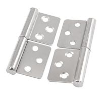 3 inch Silver Tone stainless steel 360 Degree Rotating Window Door Flag Hinge 2 Pieces